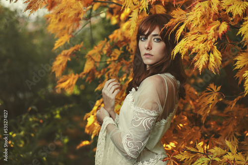 Quadro em tela Portrait of a beautiful maiden