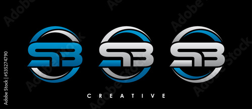 SB Letter Initial Logo Design Template Vector Illustration