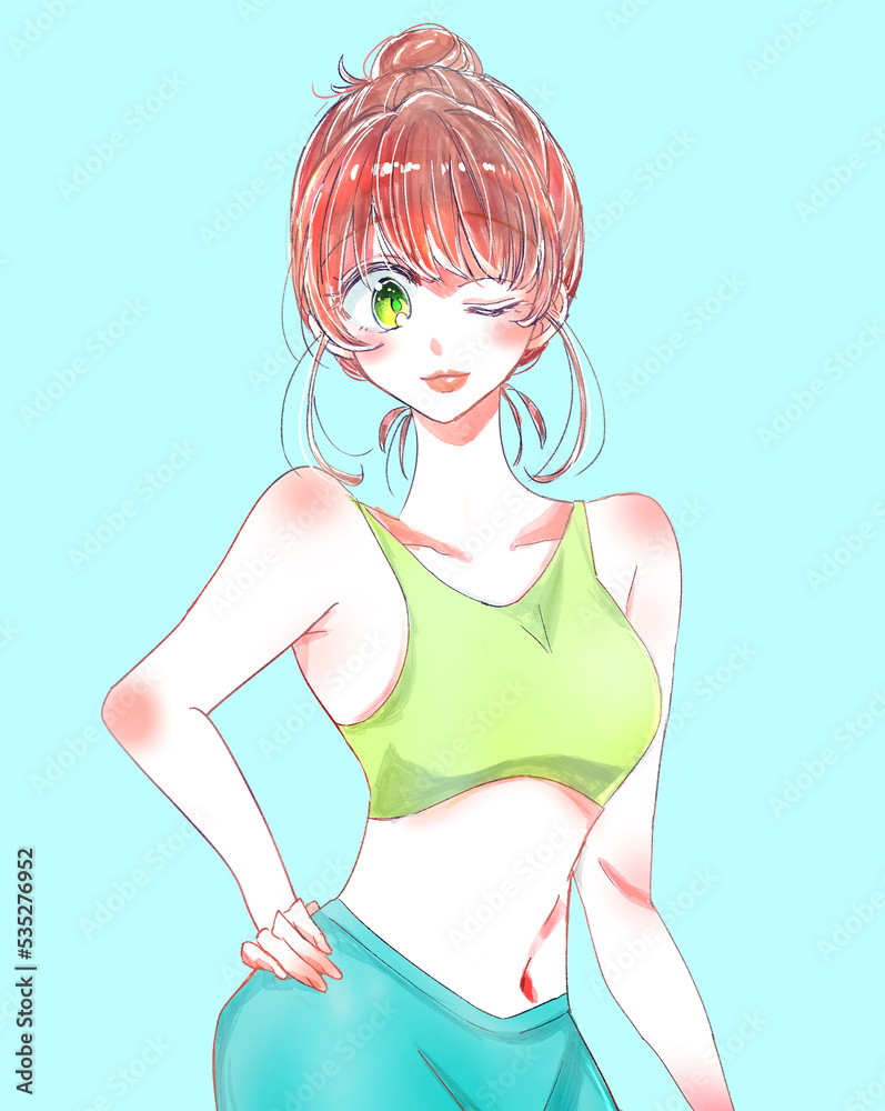 健康的な女性 健康的な女性