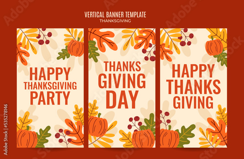 thanksgiving design for advertising, banners, leaflets and flyers