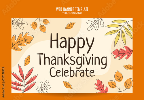 thanksgiving design for advertising  banners  leaflets and flyers