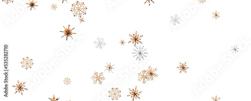 The winter background, falling snowflakes