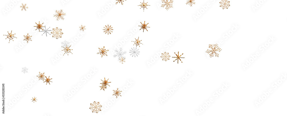 Snowflakes and bokeh lights on the blue Merry Christmas background. 3D render Snowflakes and bokeh lights on the blue Merry Christmas background. 3D render