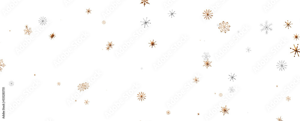 Christmas Card - Snowflakes Of Paper In Frame