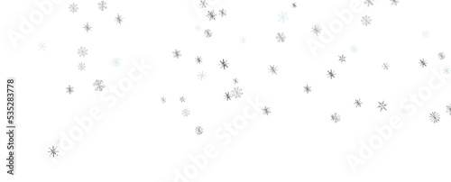 Christmas Card - Snowflakes Of Paper In Frame