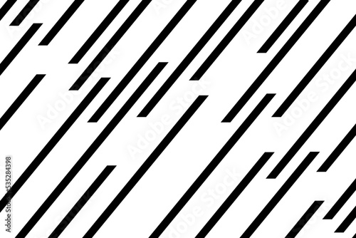 Abstract Modern Stripes Lines Black and White Vector Background 
