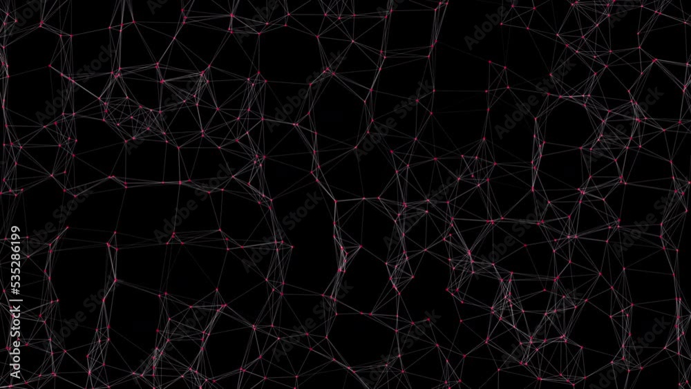 connessioni, molecole, collegamenti, network, biologia vídeo de Stock