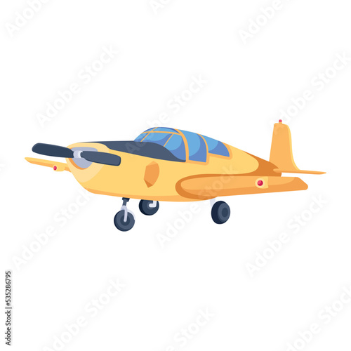 Download isometric icon of aircraft 