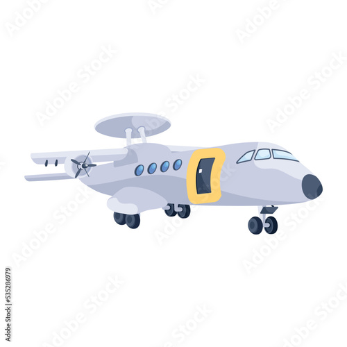 Download isometric icon of aircraft 