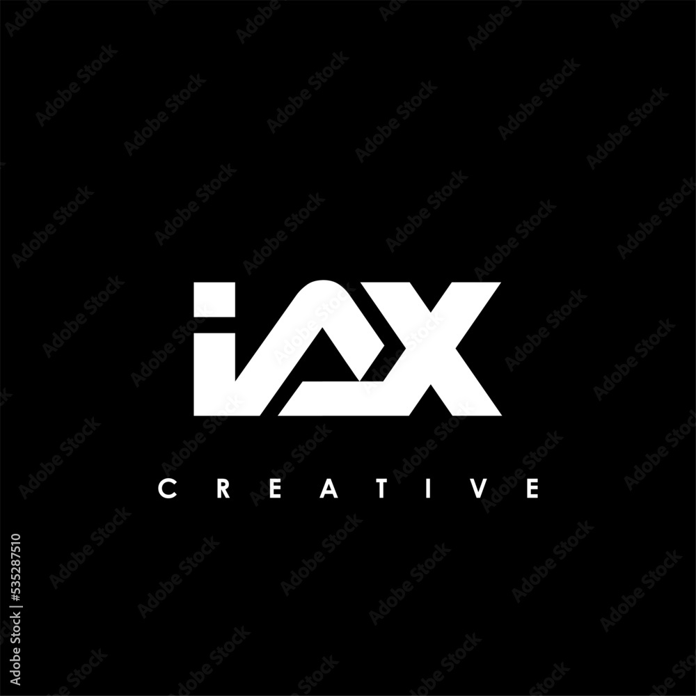 IAX Letter Initial Logo Design Template Vector Illustration IAX Letter Initial Logo Design Template Vector Illustration