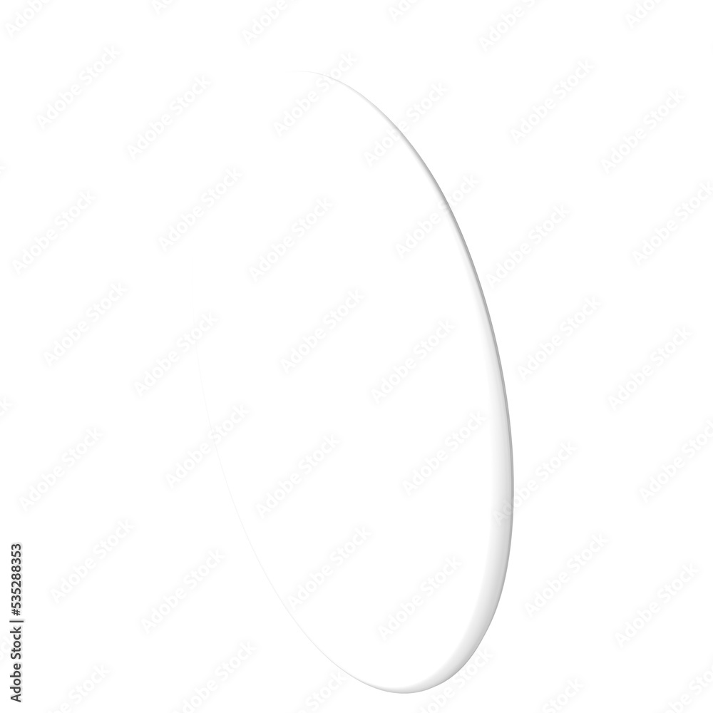 Obraz premium 3d rendering illustration of a blank campaign button