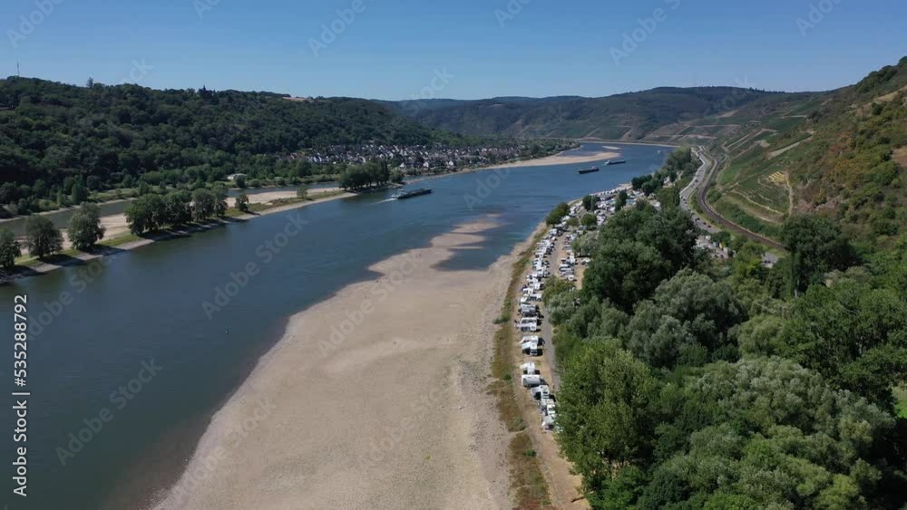 Osterspai & Oberspay bei Niedrigwasser 2022 Osterspai & Oberspay bei Niedrigwasser 2022
