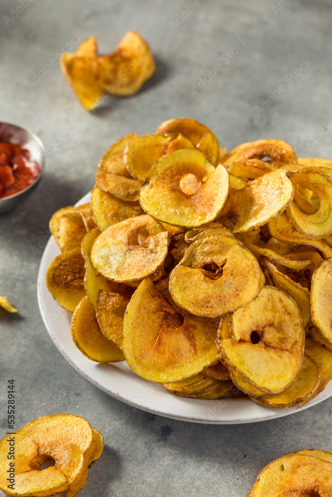 Homemade Spiral Cut Potato Chips Homemade Spiral Cut Potato Chips