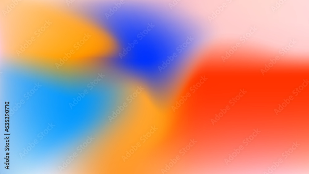 Abstract blurred gradient background. Colorful smooth banner template Abstract blurred gradient background. Colorful smooth banner template