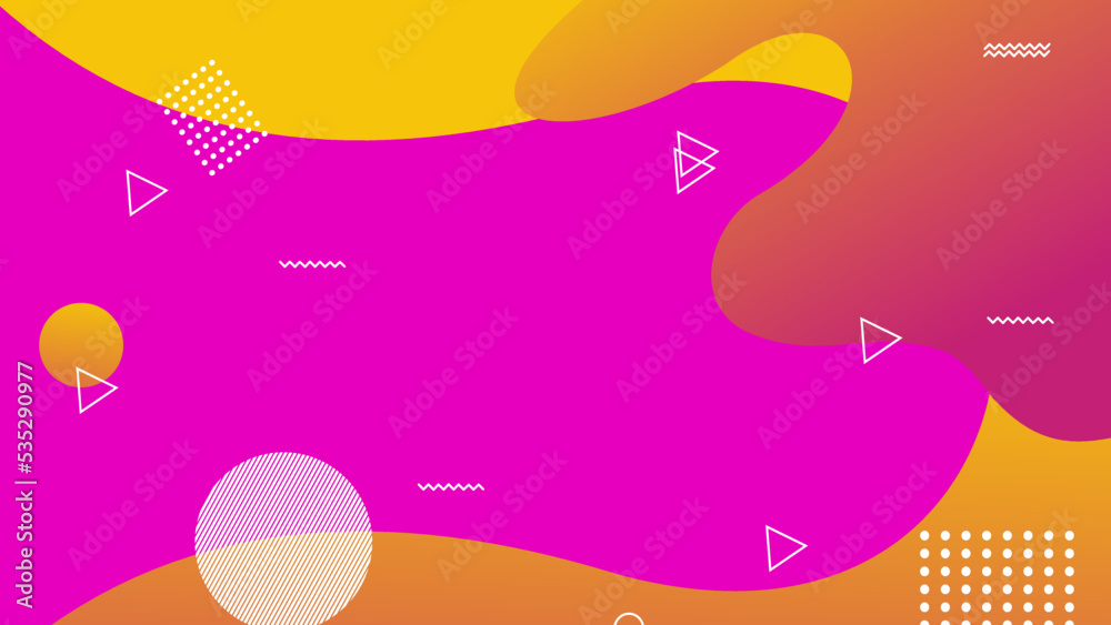 art illustration design abstract 3d background colorful seamless pattern concept of wave landscape horizontal