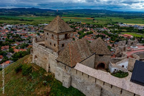 Castle Sümeg in Hungary from Above | Aerial View of Sümeg Castle