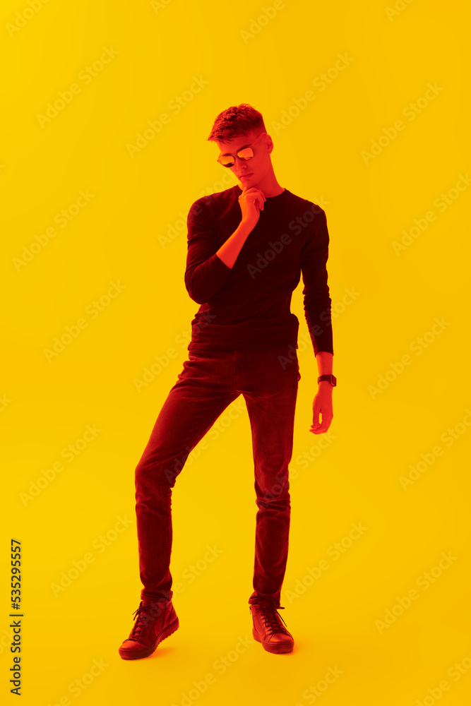 Fototapeta premium model in casual clothes