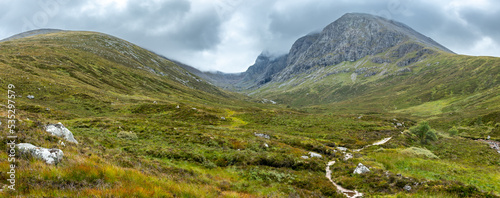 HDR panorama of the North Face of Ben Nevis in the Scottish highlands © Martin