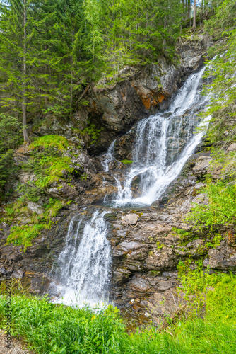 Riesach waterfall in Untertal Valley