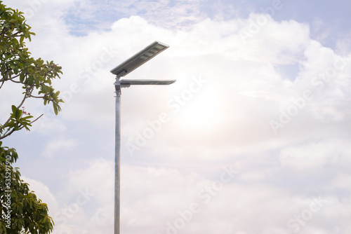 street lighting for roads in Thailand, pole solar lamps, and LED lamps used for envalumen.