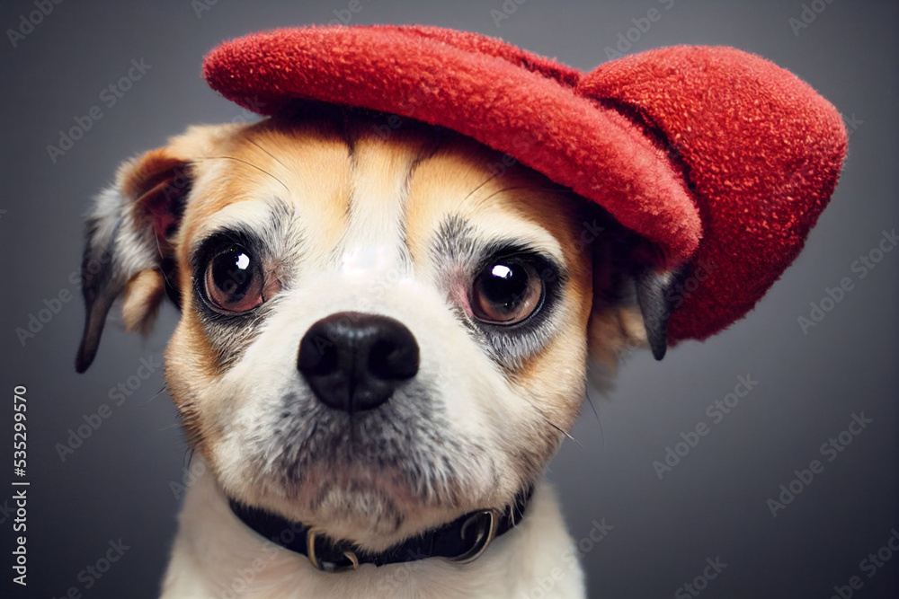 Dog with Hat 