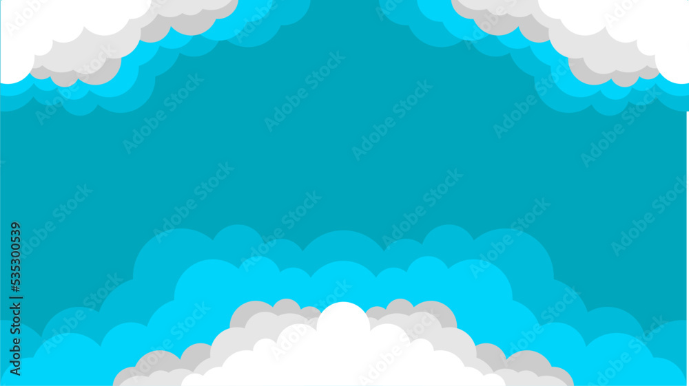 sky with blue shadow cloud on blue background sky with blue shadow cloud on blue background