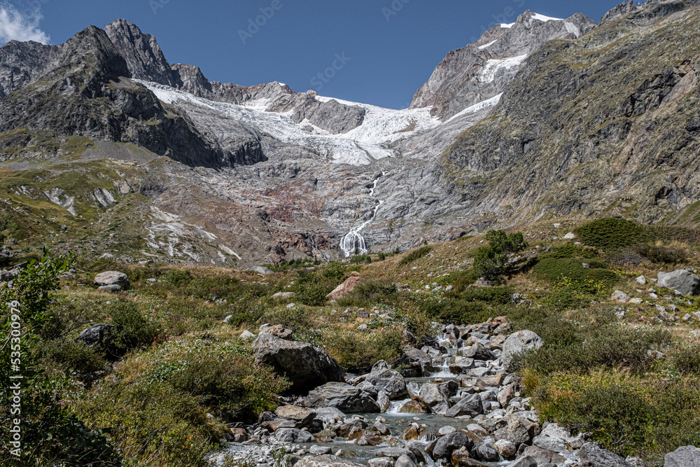 Glacier in the Italian Alps
