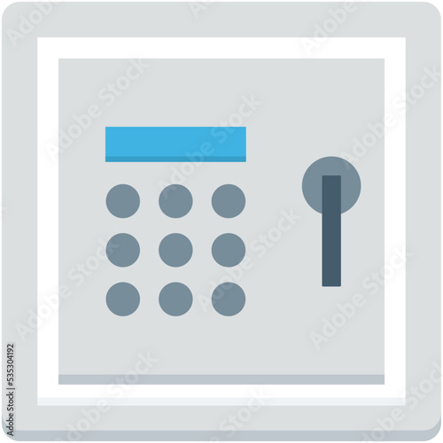 Locker Colored Vector Icon