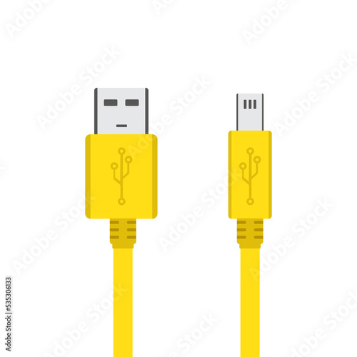 smartphone charger cable vector design. network cable can select to use in solution management system.
