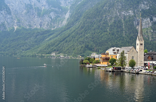 Hallstatt village in the Austrian Alps