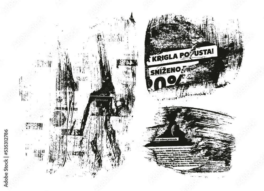 Ripped & Torn Paper Background Mix Grunge Punk Style High Detail Abstract Vector Background Mix Set Ripped & Torn Paper Background Mix Grunge Punk Style High Detail Abstract Vector Background Mix Set