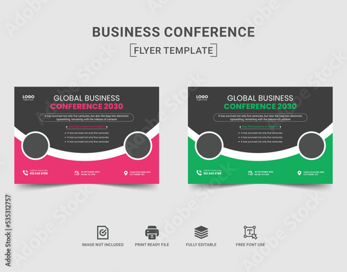Corporate Business Conference Flyer Design
