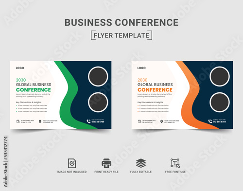 Corporate Business Conference Flyer Design