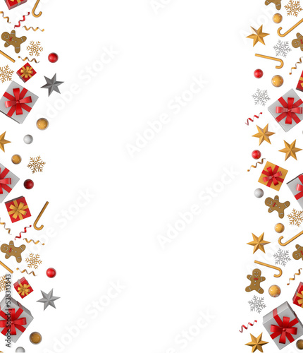 Christmas background vertical image