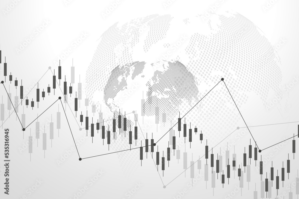 Forex trading stock market background Forex trading stock market background