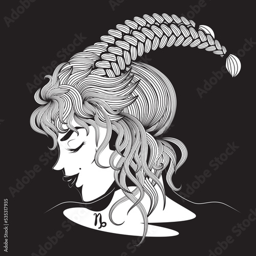Capricorn zodiac girl