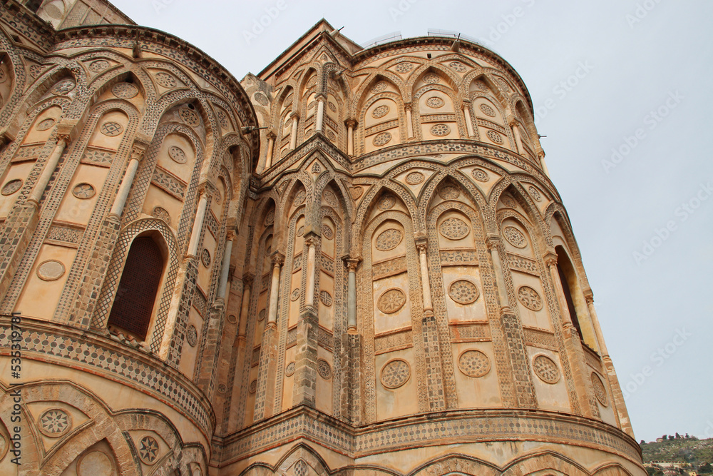 cathedral in monreale in sicily (italy)