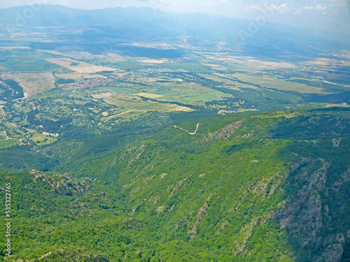 Mountains above Sopot in Bulgaria 