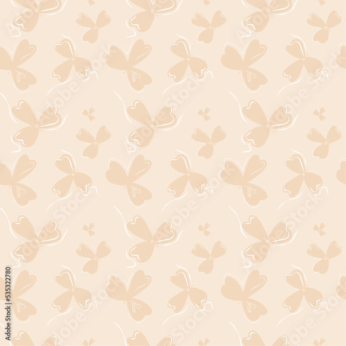 Background with the image of leaves. Original background with leaves, seamless lines.