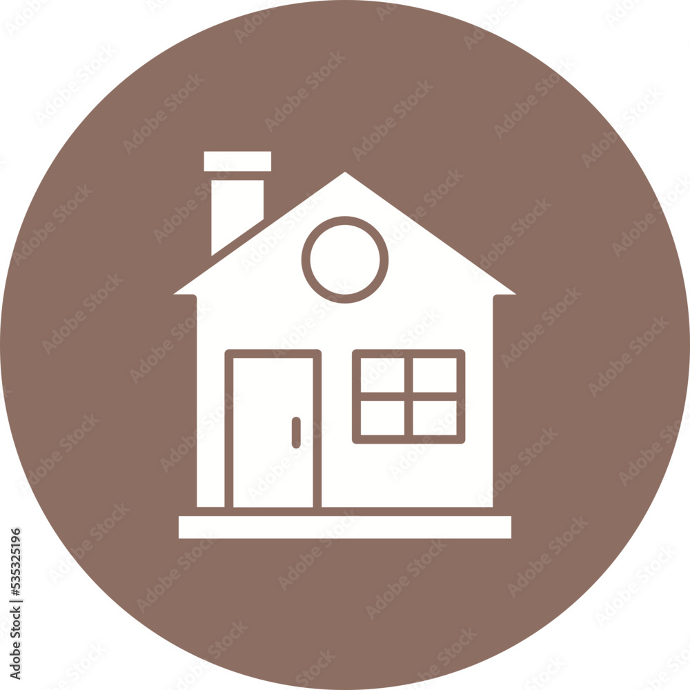 Home Multicolor Circle Glyph Inverted Icon Home Multicolor Circle Glyph Inverted Icon