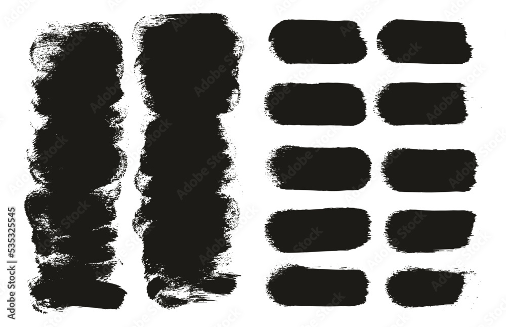 Round Sponge Thick Artist Brush Short Background & Straight Lines Mix High Detail Abstract Vector Background Mix Set Round Sponge Thick Artist Brush Short Background & Straight Lines Mix High Detail Abstract Vector Background Mix Set