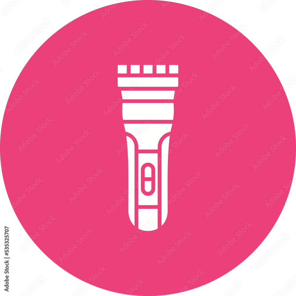 Electric Shaver Multicolor Circle Glyph Inverted Icon Electric Shaver Multicolor Circle Glyph Inverted Icon