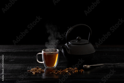 cup of tea and teapot
