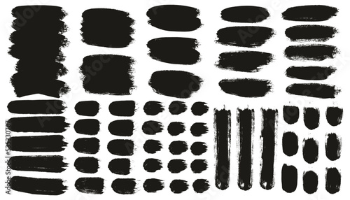 Round Sponge Thick Artist Brush Short Background & Straight Lines Mix High Detail Abstract Vector Background MEGA Mix Set 