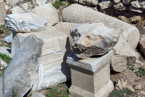 Ruins of ancient Macedonia polis Heraclea Sintica, Bulgaria photo