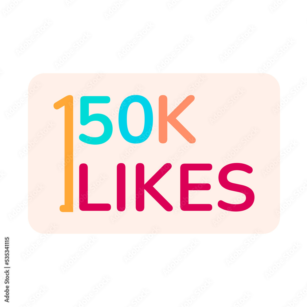 ILLUSTRATION THANK YOU 150K LIKES BANNER CELEBRATION. ICON TEMPLATE DESIGN VECTOR GOOD FOR SOCIAL MEDIA, CARD , POSTER ILLUSTRATION THANK YOU 150K LIKES BANNER CELEBRATION. ICON TEMPLATE DESIGN VECTOR GOOD FOR SOCIAL MEDIA, CARD , POSTER