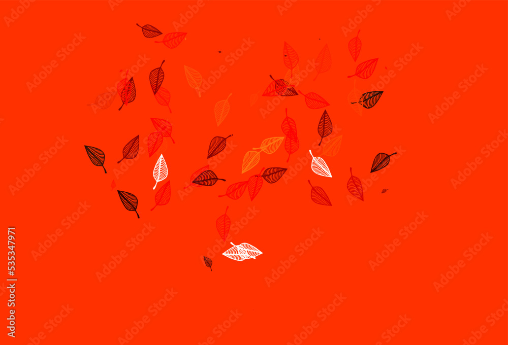 Light Red vector hand painted pattern.