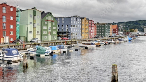 centre ville de Trondheim en Norv  ge  Gamle Bybro Bryggene i Trondheim 