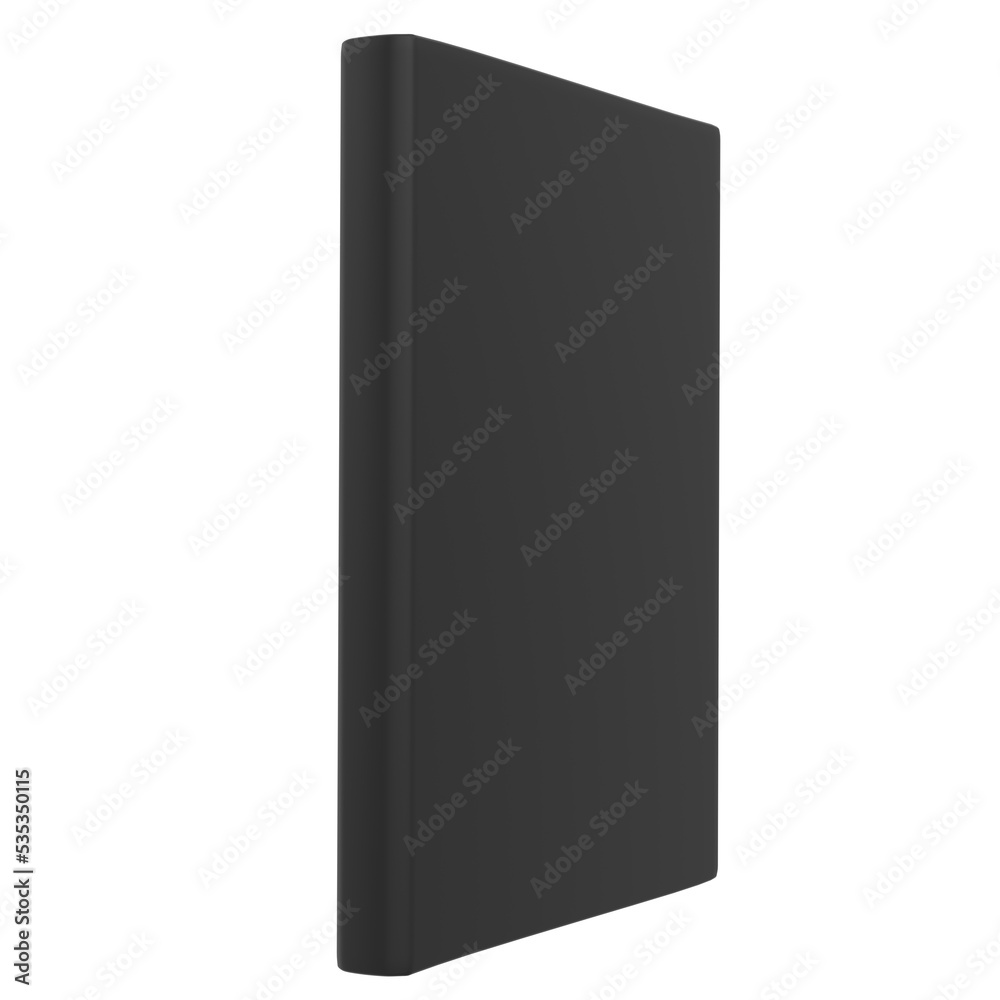 3d rendering illustration of a closed book 3d rendering illustration of a closed book