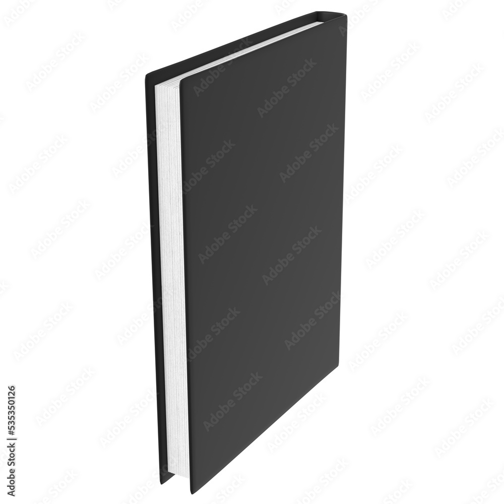 3d rendering illustration of a closed book 3d rendering illustration of a closed book